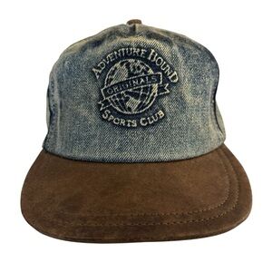 Adventure Bound Vintage Women’s Hat Denim & Leather Brim